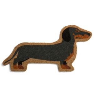 🩶🔹️Studio Belle 🔹️Dachshund Shaped Dog Grey 20x 39 Doormat